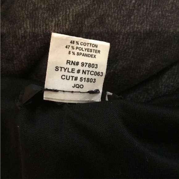 ING+ peplum cold shoulder short sleeve top Woman’s 2X black heavier weig… - Picture 6 of 15